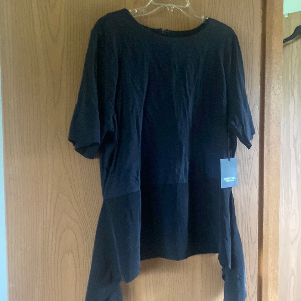 Verawang black XL top,